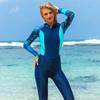 Sharbat One-piece Swimsuit Women's Diving Suit Sunscreen Jellyfish Quick-drying Snorkeling Long-sleeved Surfsuit