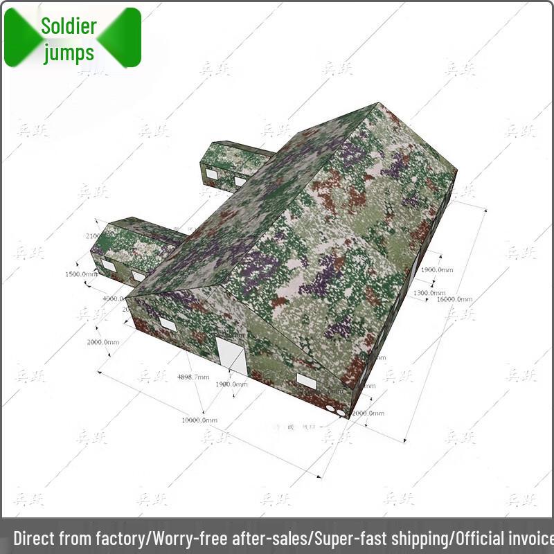 Cotton Commander Tent with 2 Annexes