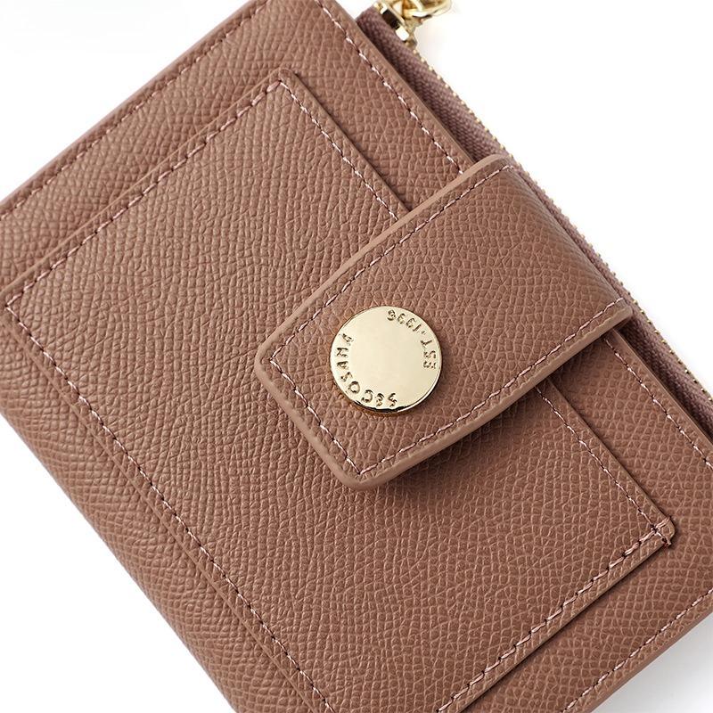 High Quality Women Wallet PU Leather Short Zipper & Hasp Wallets Clutch for Female Credit Card Holders Purse Luxury Designer Money Clip