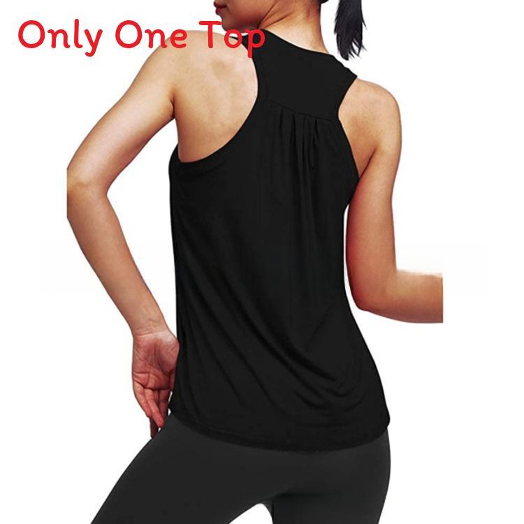 Summer Womens Yoga Tank Top With Pleated Design For Fitness And Casual Wear