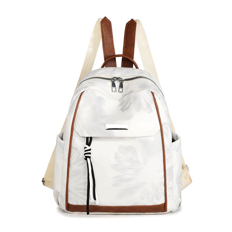 Women's Print Backpack Large Capacity Travel Backpack Lightweight Student Schoolbag