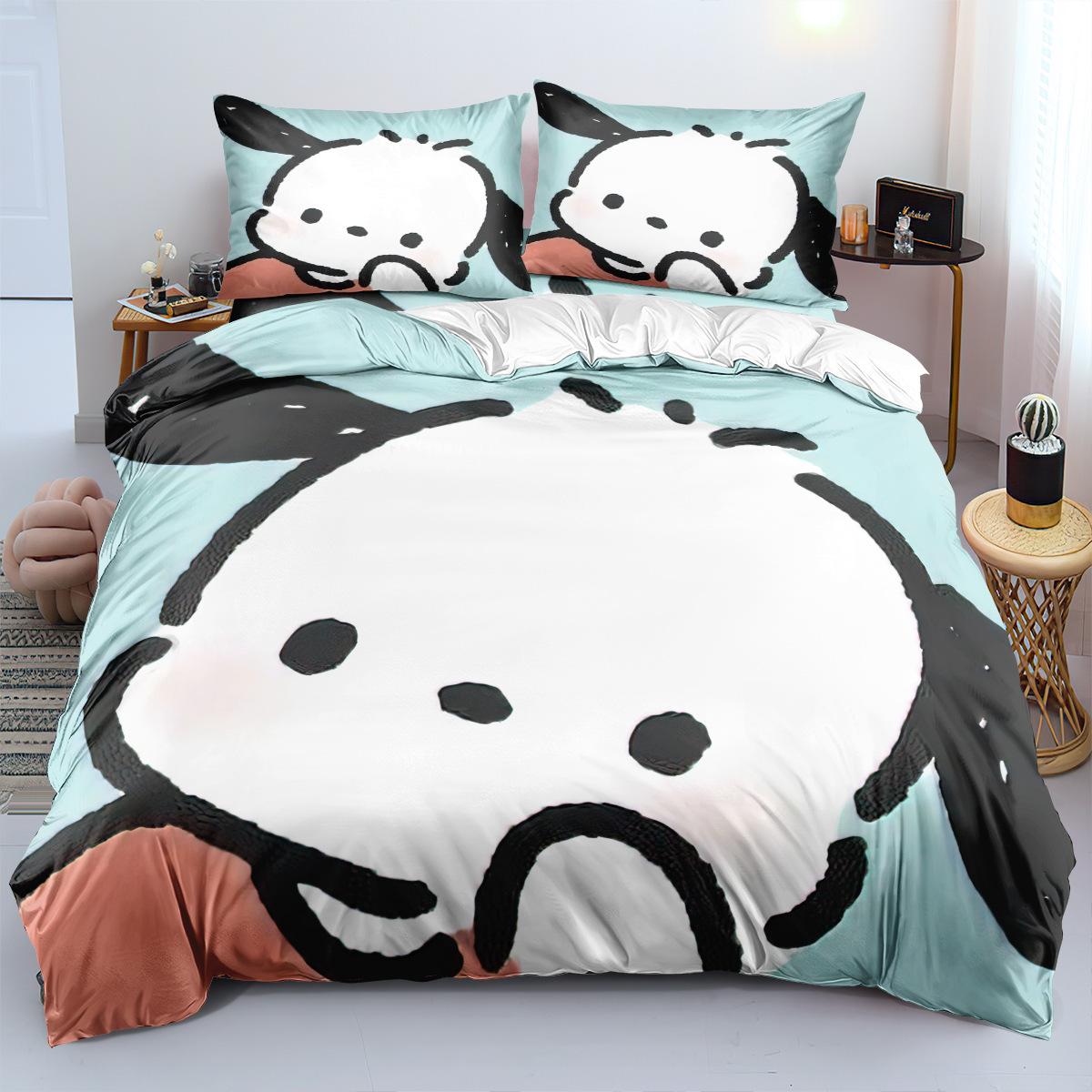 

Children S Bedding Three-Piece Set 90-120G Abrasive Cloth 3D Digital Printing 90 * 200