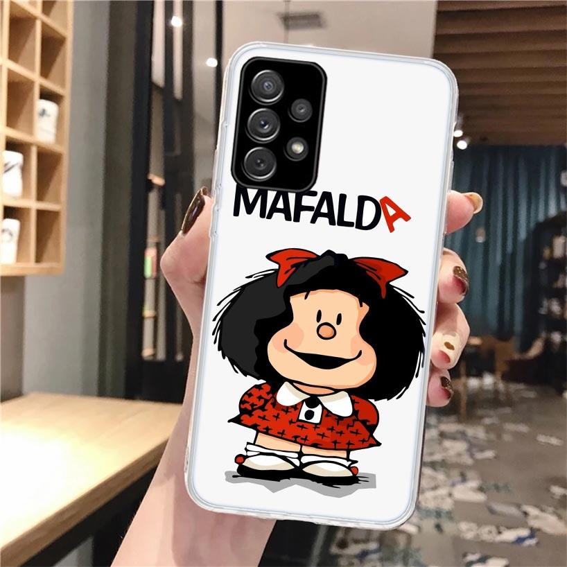 Cartoon Niedliche Mafalda Weiche Handyhülle Für Samsung Galaxy A52 A42 A32 A12 A22 A51 A50S A30S A20S A10S A71 A41 A31 A21S A40 A20E A7