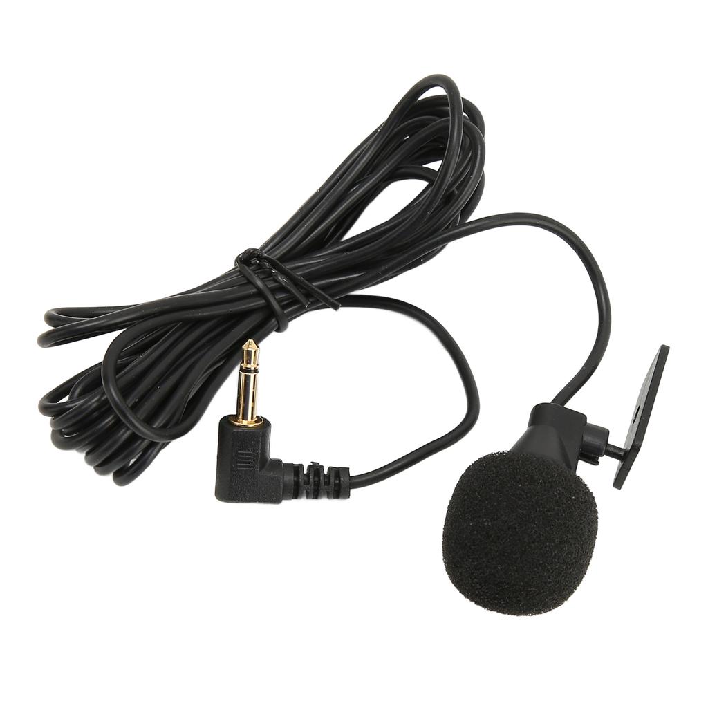 3.5mm External Microphone Plug and Play Accurate Data Transmission Car Microphone with U Shaped
