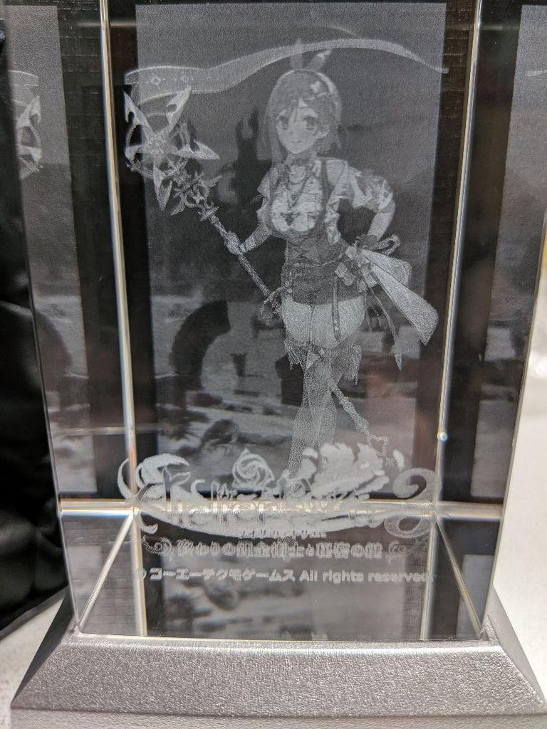 [USED] Atelier Ryza 3 3D Crystal "Ryza" Famitsu DX Pack Ebiten Limited
