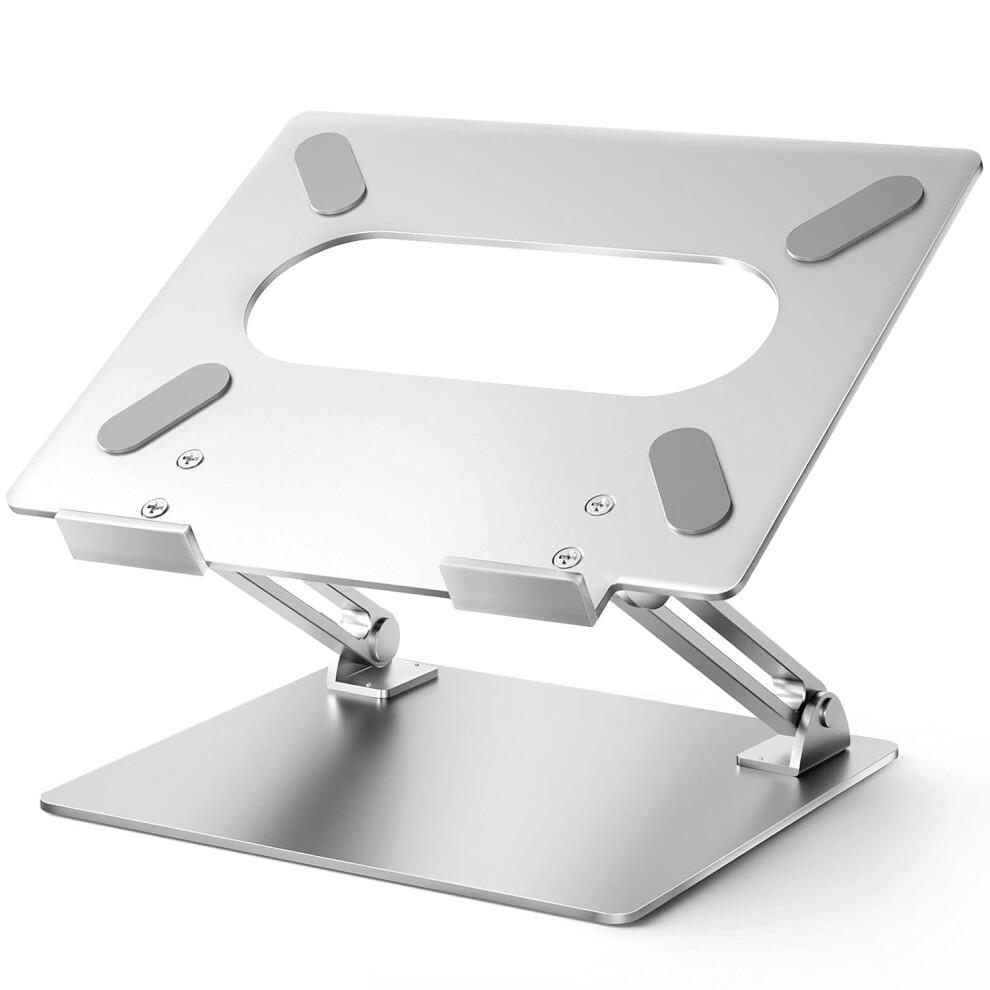 Adjustable Laptop Stand, Wide Compatibility Aluminum Alloy Computer Notebook Stand Holder, Ergonomic Design 4 11-17" Laptops, Supports Up To 13.2 Lbs