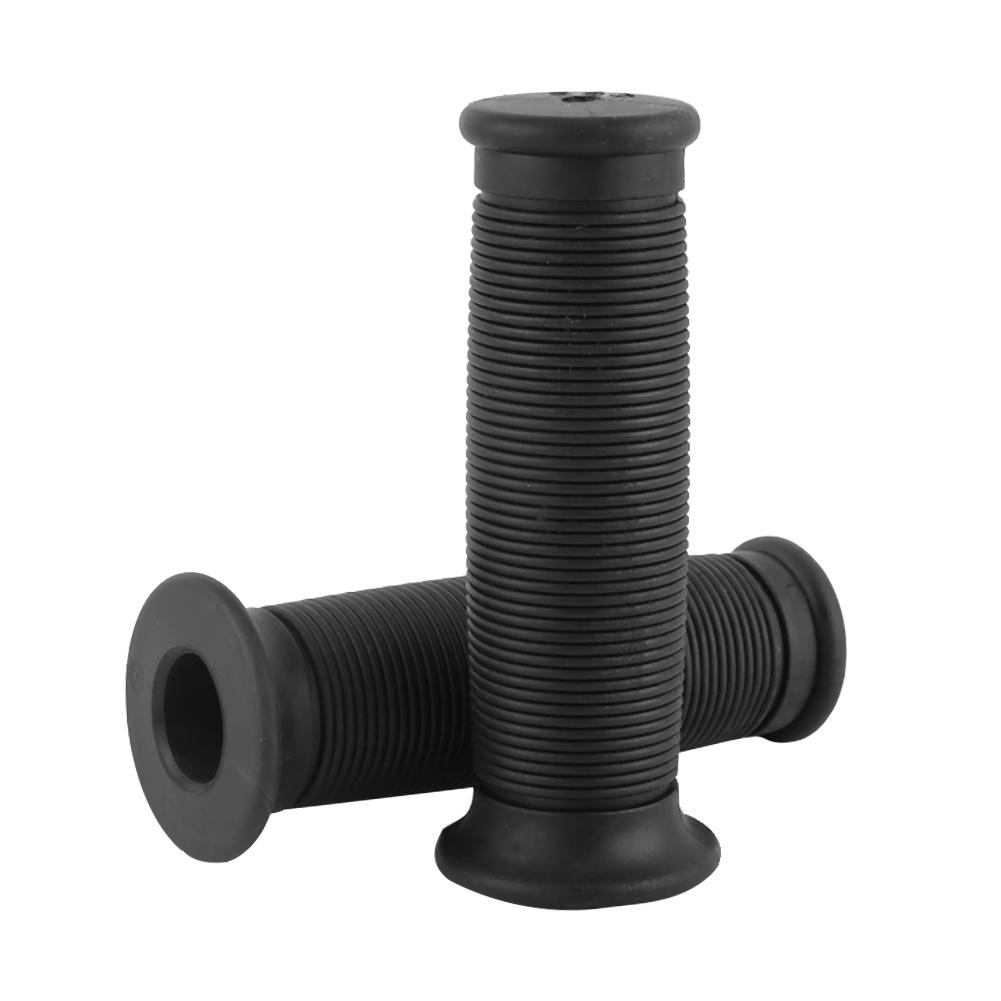 

1 Pair of 22mm 25mm Universal Motorcycle Handlebars Vintage Hand Grips Black чёрный