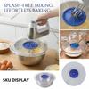 Plastic Mixing Bowl Splatter Guard for Baking, Egg Beating, Flour and Cream Protector