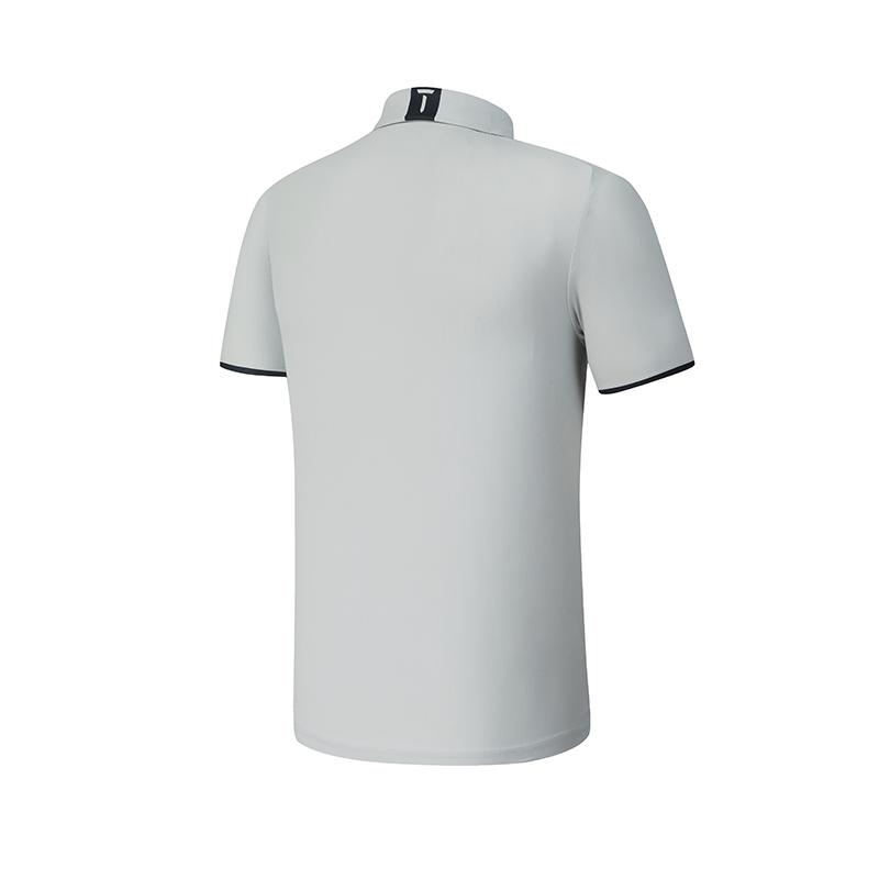 New FILA Polo Shirt Men's Mist Gray Blue A11M435126FLB