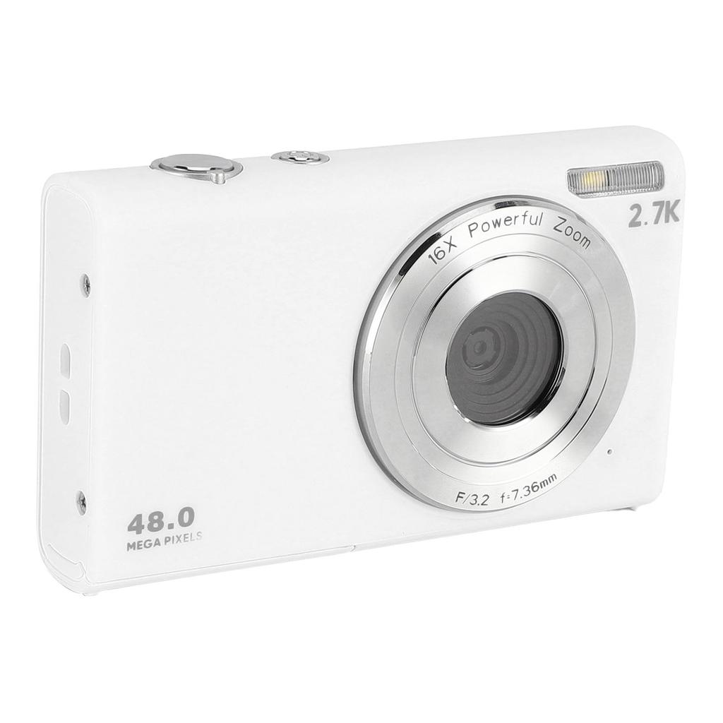 Digital Camera 2.7K 48MP Portable Vintage   Camera Auto  Camera with 2.8inch   Screen for Students Adults Girls