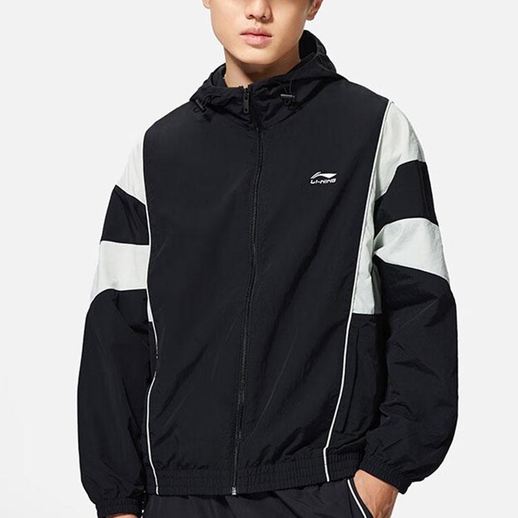 Li Ning Sports Lifestyle Collection Sports Trendy Collection Jacket Men's Black AFDT531-2
