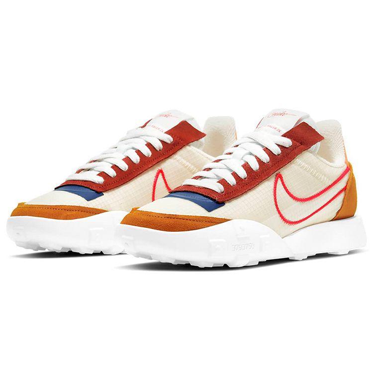 Женские кроссовки Nike Waffle Racer 2X Monarch Коричневые жемчужно-белые Hyper-Crimson — фото 3