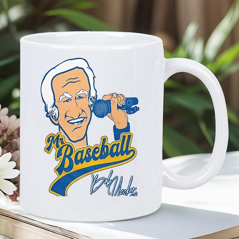Mr. Baseball Bob Uecker Signature 11oz Ceramic Mug - Officially Licensed, Collectible Coffee Cup for Sports Fans, Hand Wash Only 320ml