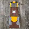 With Hand Towel Kitchen Apron Waterproof Restaurant Uniform Household Antifouling Apron  Barber