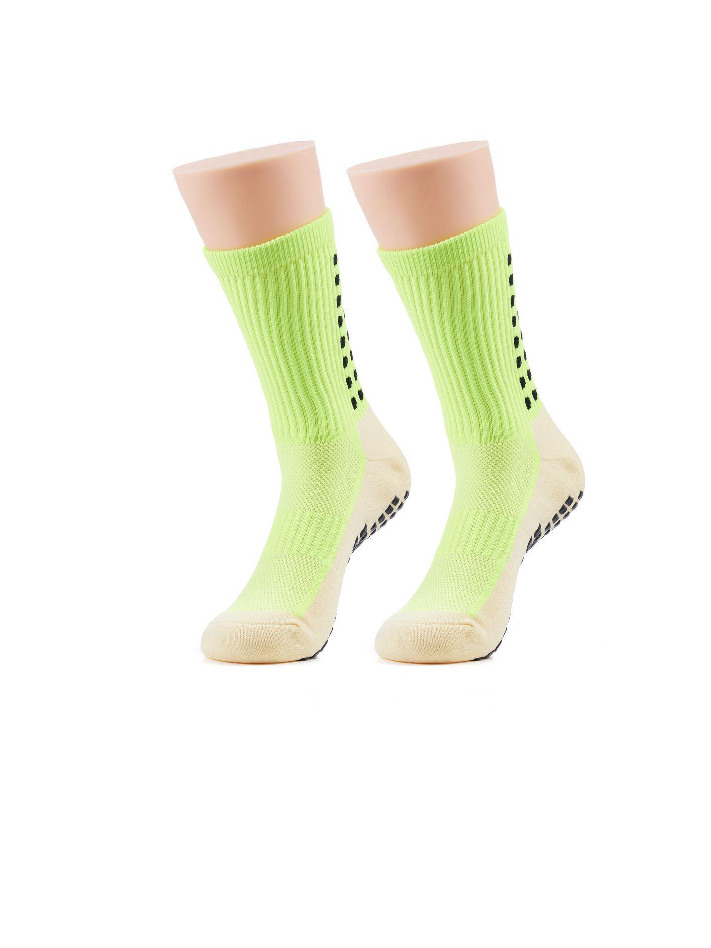 

Новый стиль Нескользящие Футбольные Носки до середины икры - Износостойкие, Влагоотводящие, Махровая подошва, Утолщенные Adult One Size [Individual Zipper Bag Packaging]