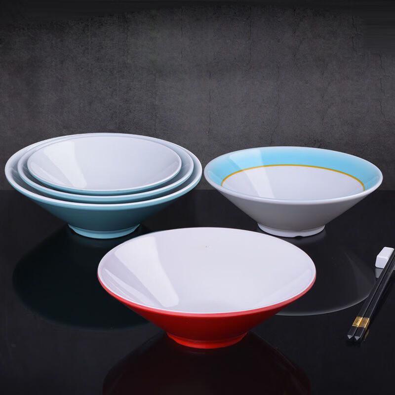 Jijun Melamine Wide-Mouth Douli Ramen Bowl