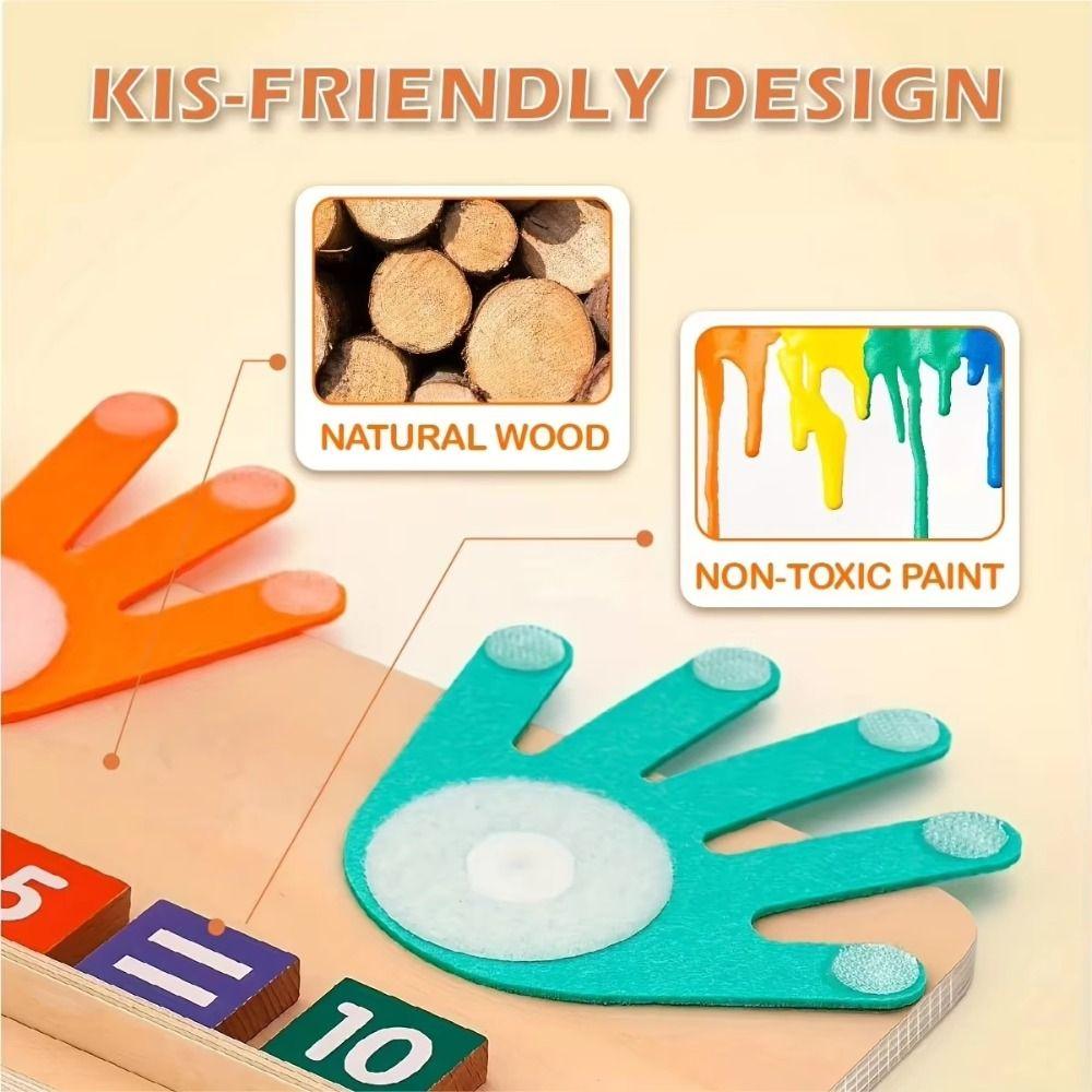 Intellectual Development Finger Counting Toys Number Teaching Aids  Preschool Education