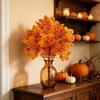 2PCS Fabric Artificial Maple Leaf Fallen Style Maple Leaf Bouquet  for Wedding Decor