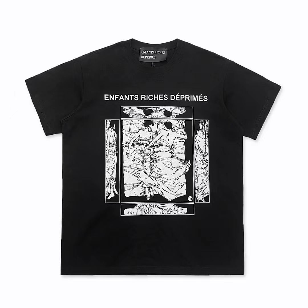 

Важка ретро-футболка вільного крою для пари з принтом для чоловіків, коротка футболка Chleanfit з нішевим дизайном, стильна 4XL