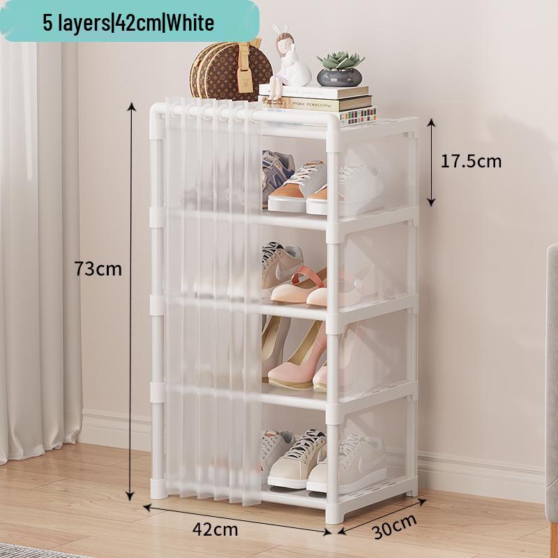 Economical Multi-Layer Shoe Rack: Dustproof, Space-Saving, Stylish Storage for Home or Dorm