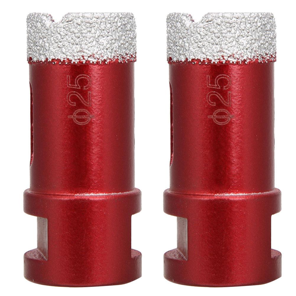 2Pcs Hole Saws Bits Female Thread Angle Grinder Accessories for Marble