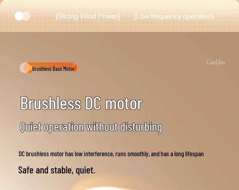 Dual-Head Desktop Fan: Five-Speed, High Airflow, Independent Control, Long Battery Life for Office & Home Use