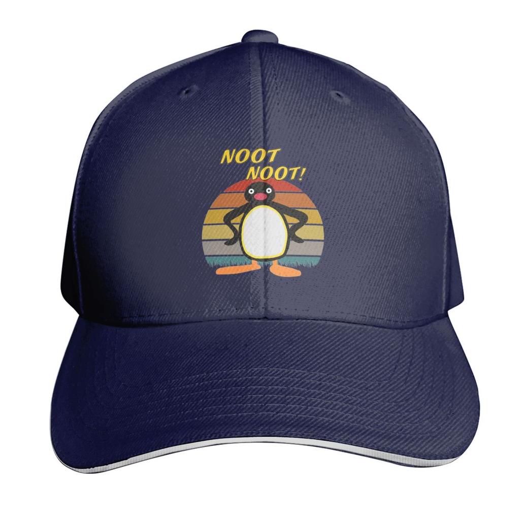Pingu Noot Noot Logo Angery Pingu Cap Fashion Casual Baseball Caps Adjustable Hat Hip Hop Summer Unisex Baseball Hats