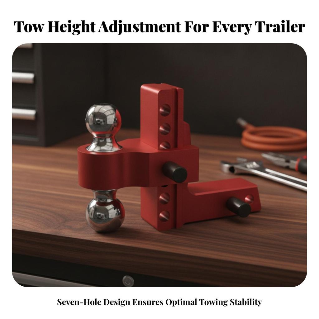 Trailer Hitch Ball Mount Resistant Hardware Long-Lasting for Rv Owners
