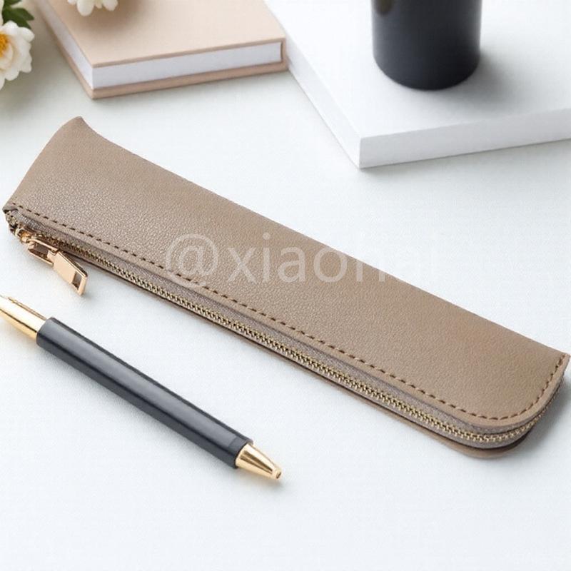 Custom PU Multi-functional Pen Sleeve - Personalized Stationery Storage Bag, Logo Printable