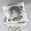 Cute XXiao Genshin Impact Pillowcase for Sofa Room Office Decor Printing  Merchandise AllMatch Cushion Cover
