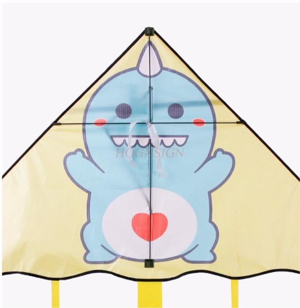 Little Dinosaur Weifang Kite Cute Cartoon New Breeze Easy To Fly For Children And Adult Handheld Flying