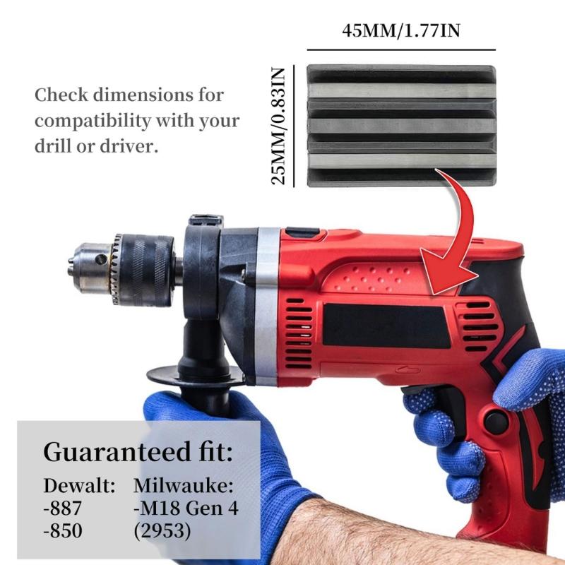 Magnetic Screwdriver Bit Holders Strong Adhesive Backing Impacts Drill Accessory Works with Electric Drill Equipment
