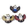 Keychain Pendant Cartoon Eagle Shape Key Holder Imitation Leather Access Control Card Holder School Bag Protective