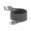 66W USB C 1M Fast Charging 3A Magnetic Retractable Cable with Nylon Braid Shielding Data Cable