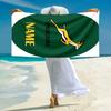 Personalized Springboks Rugby Team Beach Towel Microfiber Beach Towel Thin Absorbent for Beach Swimming Yoga Bath Sports. 0910177