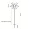 1ks Magical Kinetic Metal Windmill Spinner Jedinečné větrem poháněné lapače Kreativní terasa Zahrada Trávník Venkovní dekorace na nádvoří