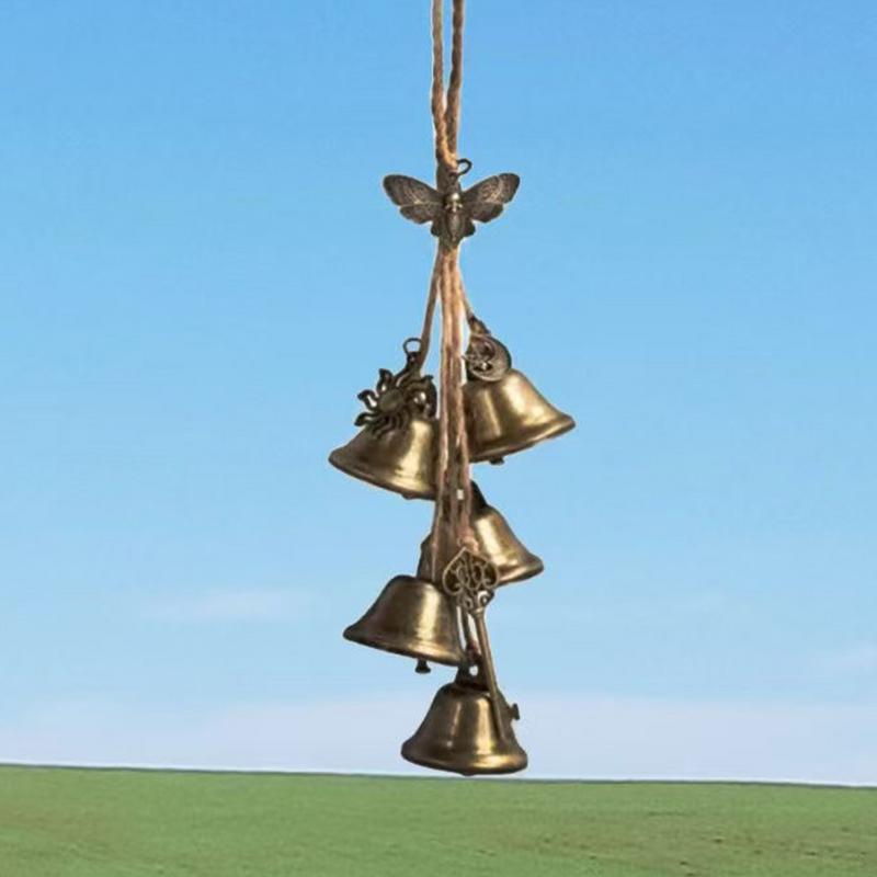 Door Bell Hanger Wind Bell Decoration Rustic Witch Wind Chimes Stylish Door Knob Witch Bells Clear Negative Energy Witch Bells