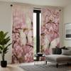 2 Pieces HD Digital Pink Cherry Blossom Butterfly Curtains Home Decorating Style Decorating Living Room Bedroom Rodding Curtains