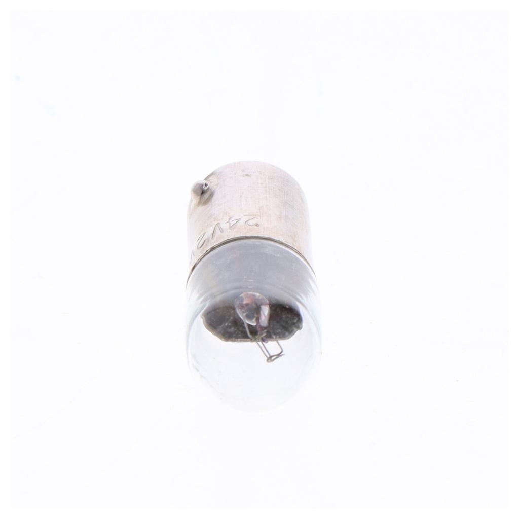 Signal bulb, transparent for 9s base, 24V - 2.6W