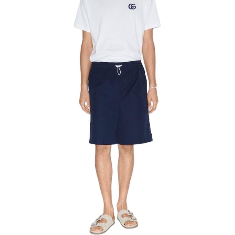 GUCCI Drawstring Poplin Shorts 814619-ZAJP1-4294