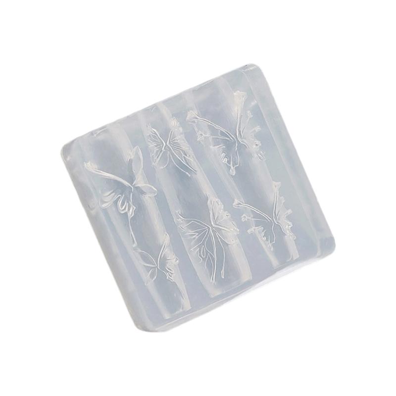 Professional 3D Nail Embossing Mold Reusable Silicone Template For Salon Home Manicure Nail Art Manicure Accessories