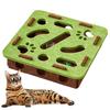 Pet Cat Puzzle Maze Holes Toys Felt Box With Bell Ball Kitten Playing Toys Interactive Funny Cat Supplies