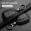 Leather Car Key Case Cover For Cadillac CT4 CT5 ATS CT6 CTS DTS XT5 Escalade ESV SRX STS XTS  XT4 28T ELR  Car Key Accessoires