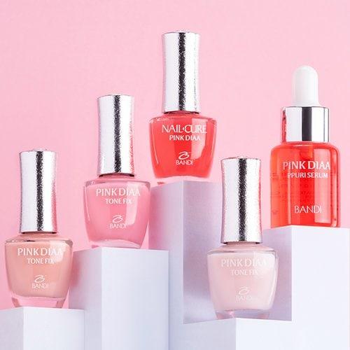 [Bandi] Nailcure Pink Diamond Tone Fix Milky Tone Up