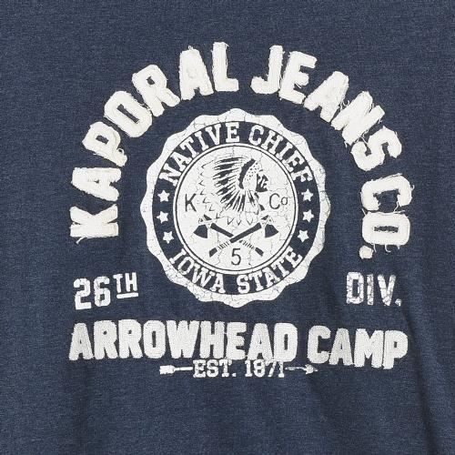 Tee-shirt - KAPORAL - Bors - Manches longues - Col rond - 100% Coton