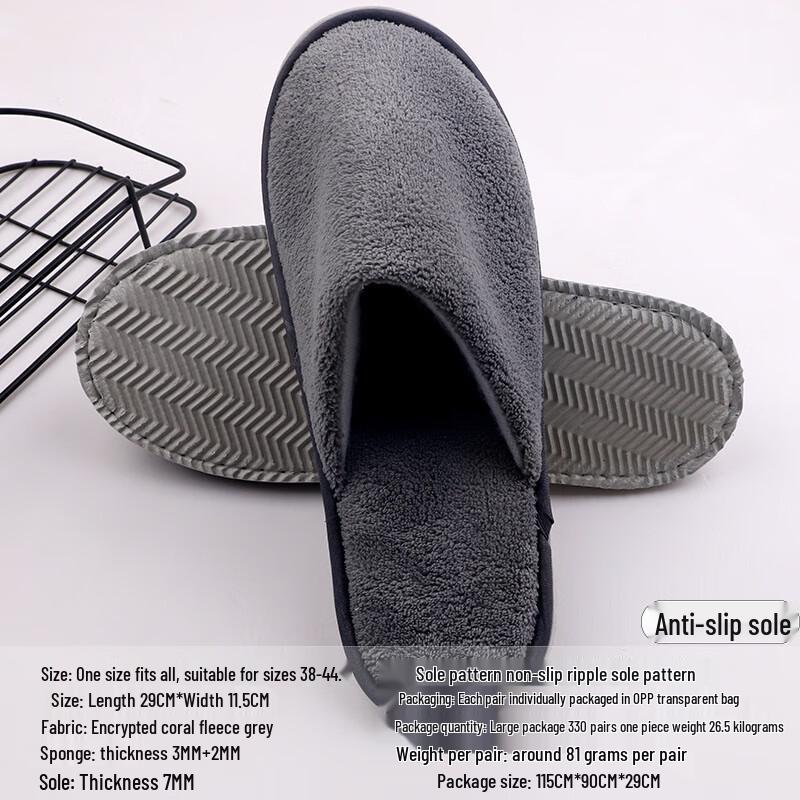 Yangge Disposable Hotel & Guest Slippers (10 Pairs)