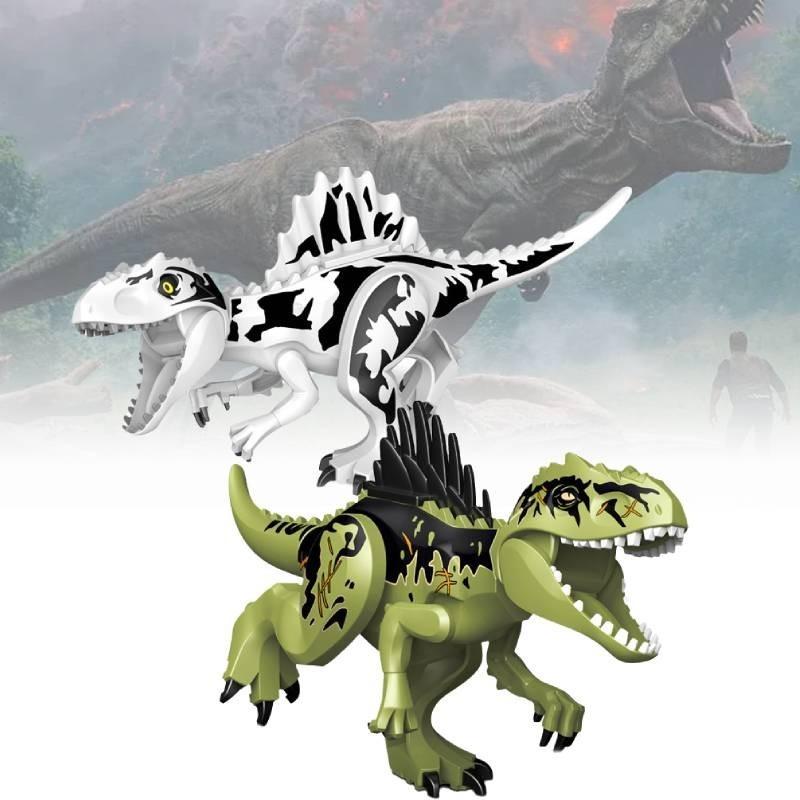 Jurassic Dinosaurier Baustein Set Mit T-rex Und Raptor Kompatiblen Teilen