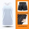 Unisex Quick-Dry Marathon Tank Top & Shorts Set for Summer Athletics