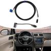 Car Microphone Harness Cable Car Audio Installation ABS Material Non-Deformed Practical Design Quick Installation