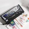 Large Capacity Transparent PVC Pencil Case Simple and High Aesthetic Pencil Case Six Layer Multifunctional Storage Bag